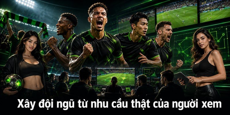 Xây đội ngũ từ nhu cầu thật của người xem