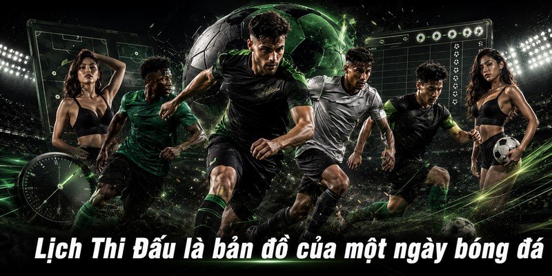 Lịch Thi Đấu là bản đồ của một ngày bóng đá