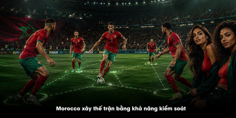 Morocco xây thế trận bằng khả năng kiểm soát
