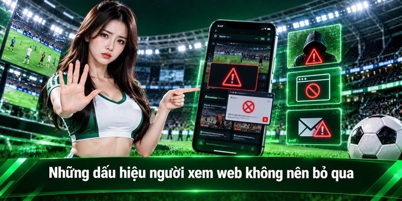 Những dấu hiệu người xem web không nên bỏ qua
